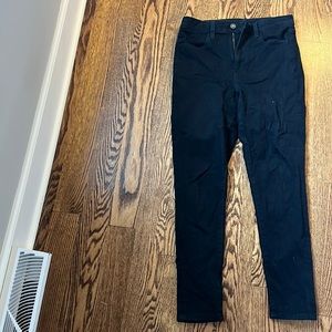 American Eagle Black Skinny Jeans, Size 6